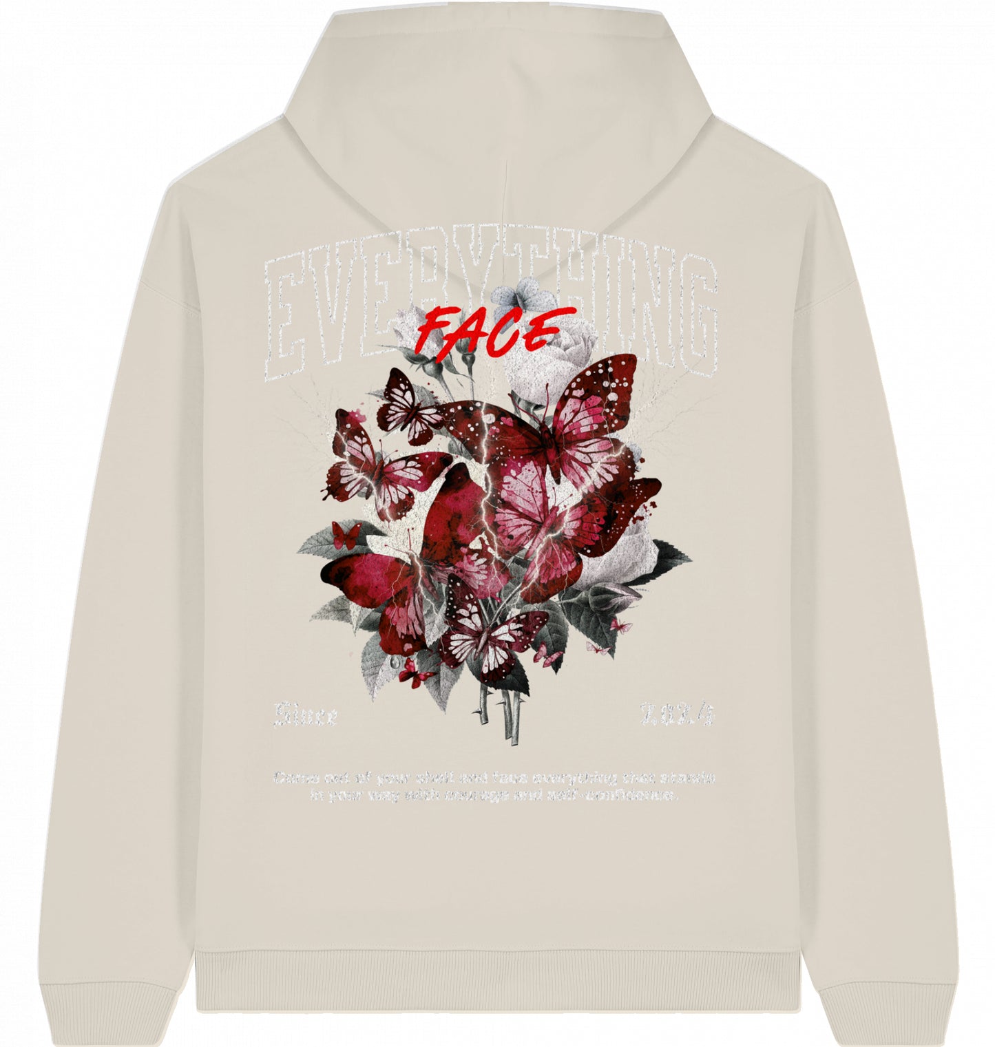 Oversize Hoodie - Electric Bloom