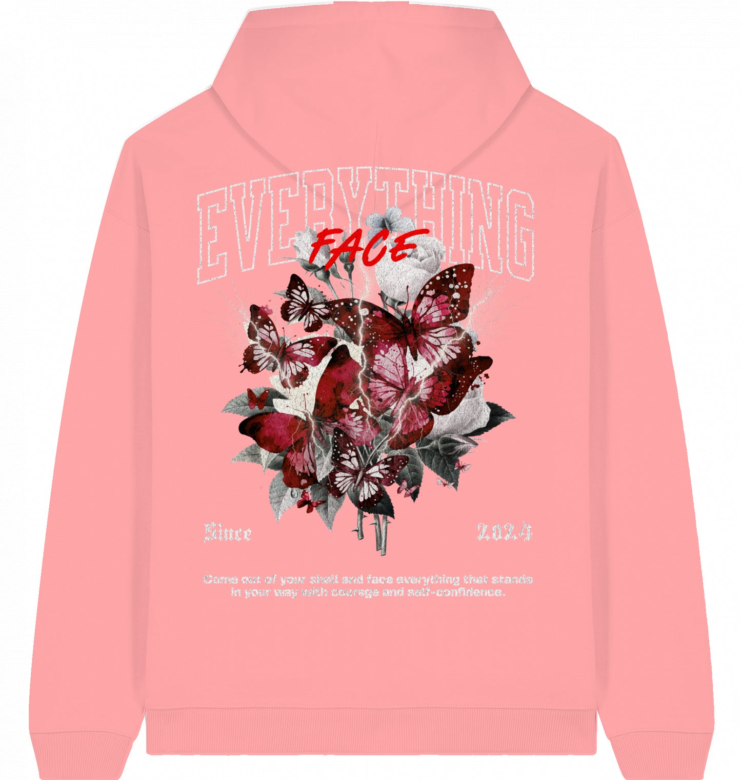 Oversize Hoodie - Electric Bloom