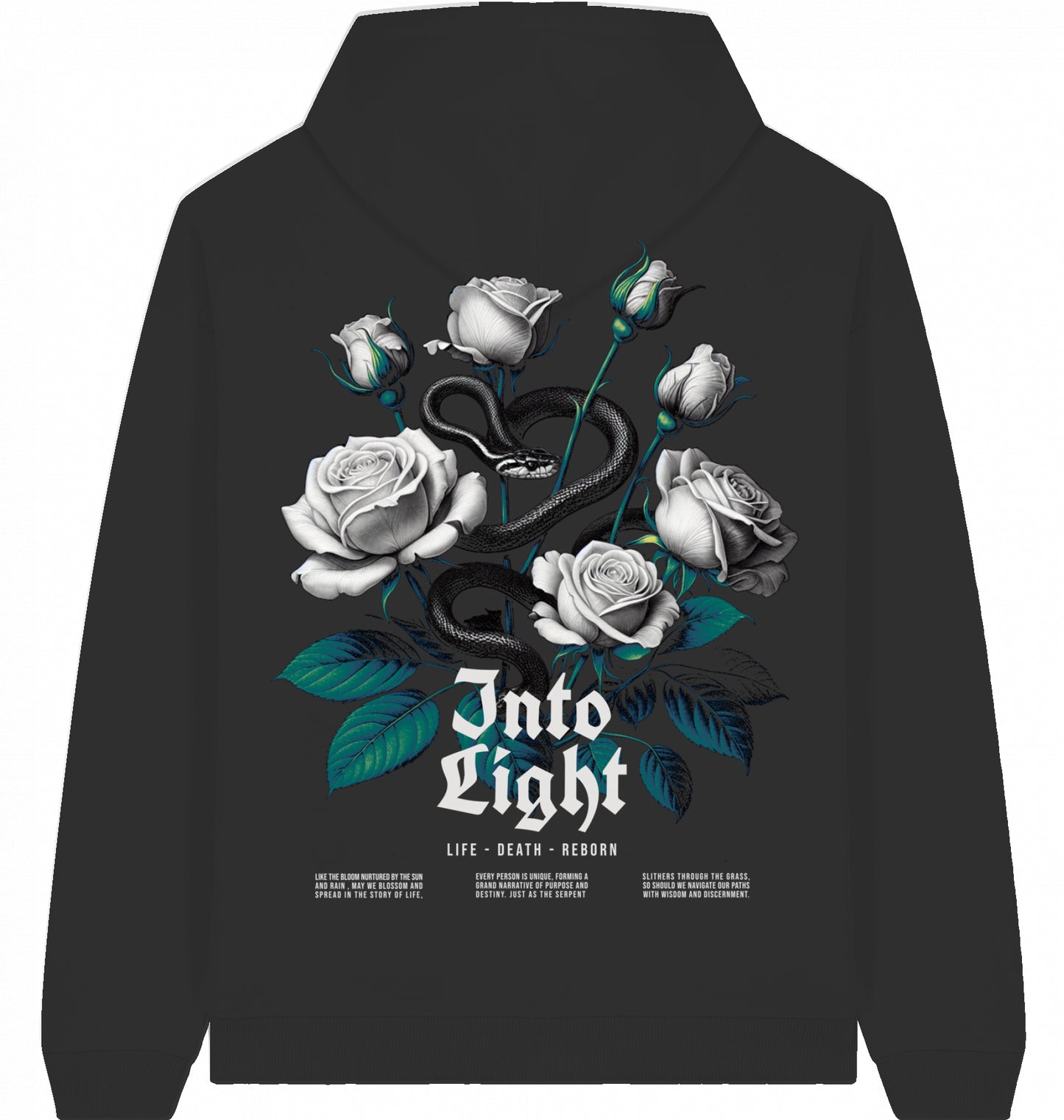 Oversize Hoodie - Floral Sin