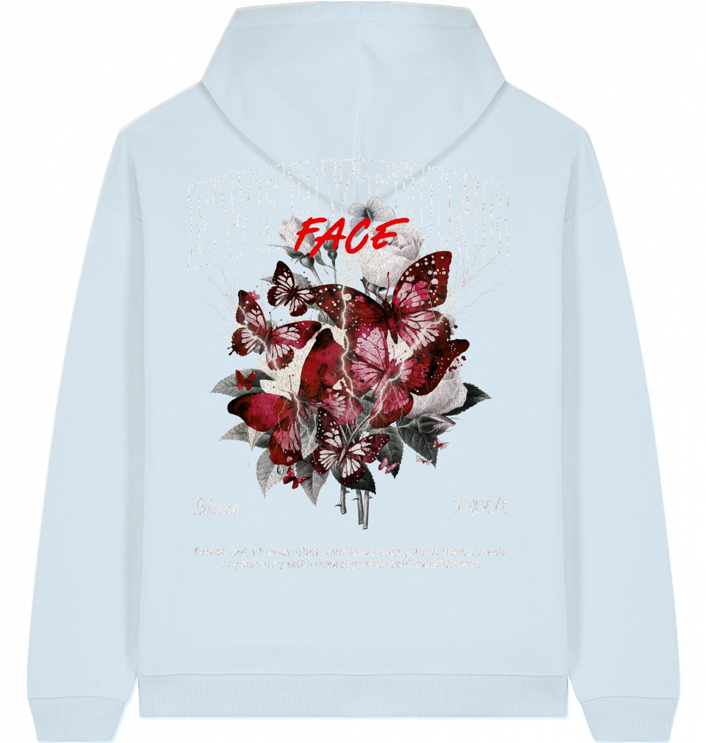 Oversize Hoodie - Electric Bloom