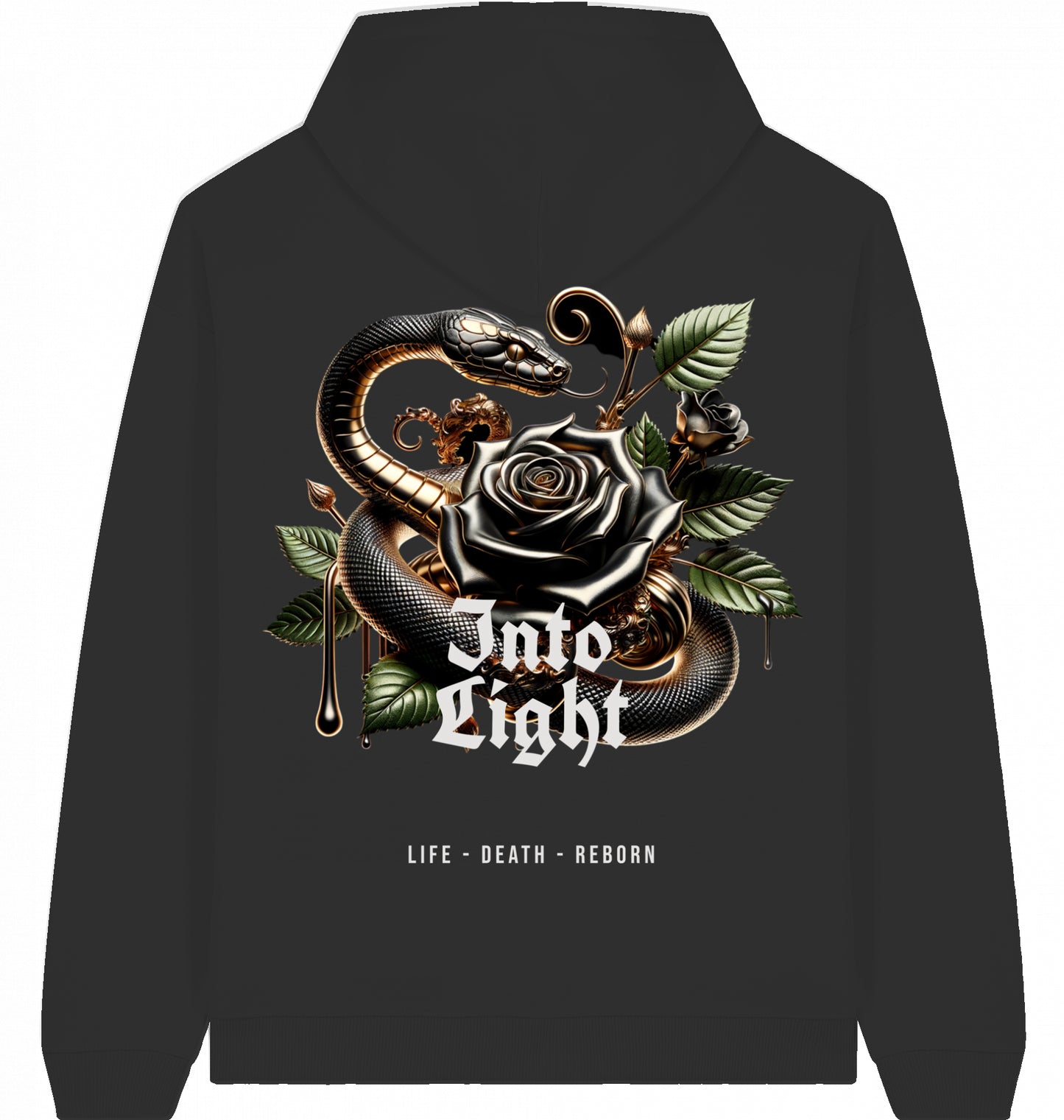 Oversize Hoodie - Floral Sin