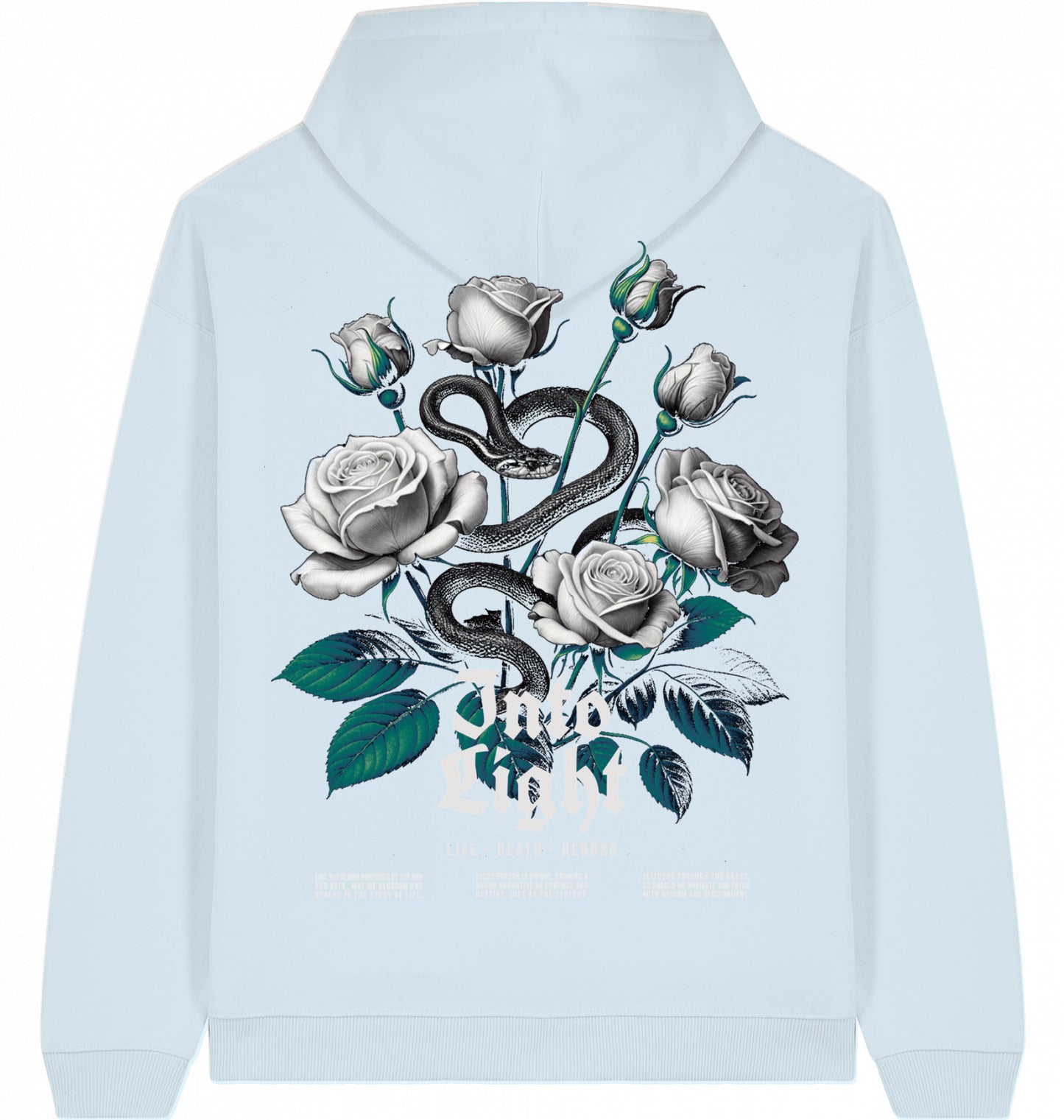 Oversize Hoodie - Floral Sin