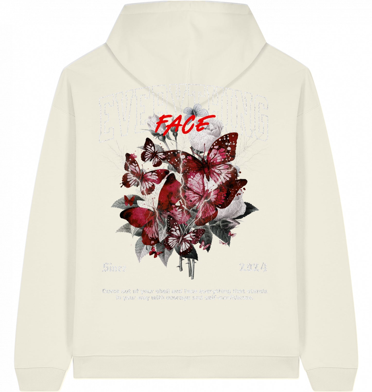 Oversize Hoodie - Electric Bloom