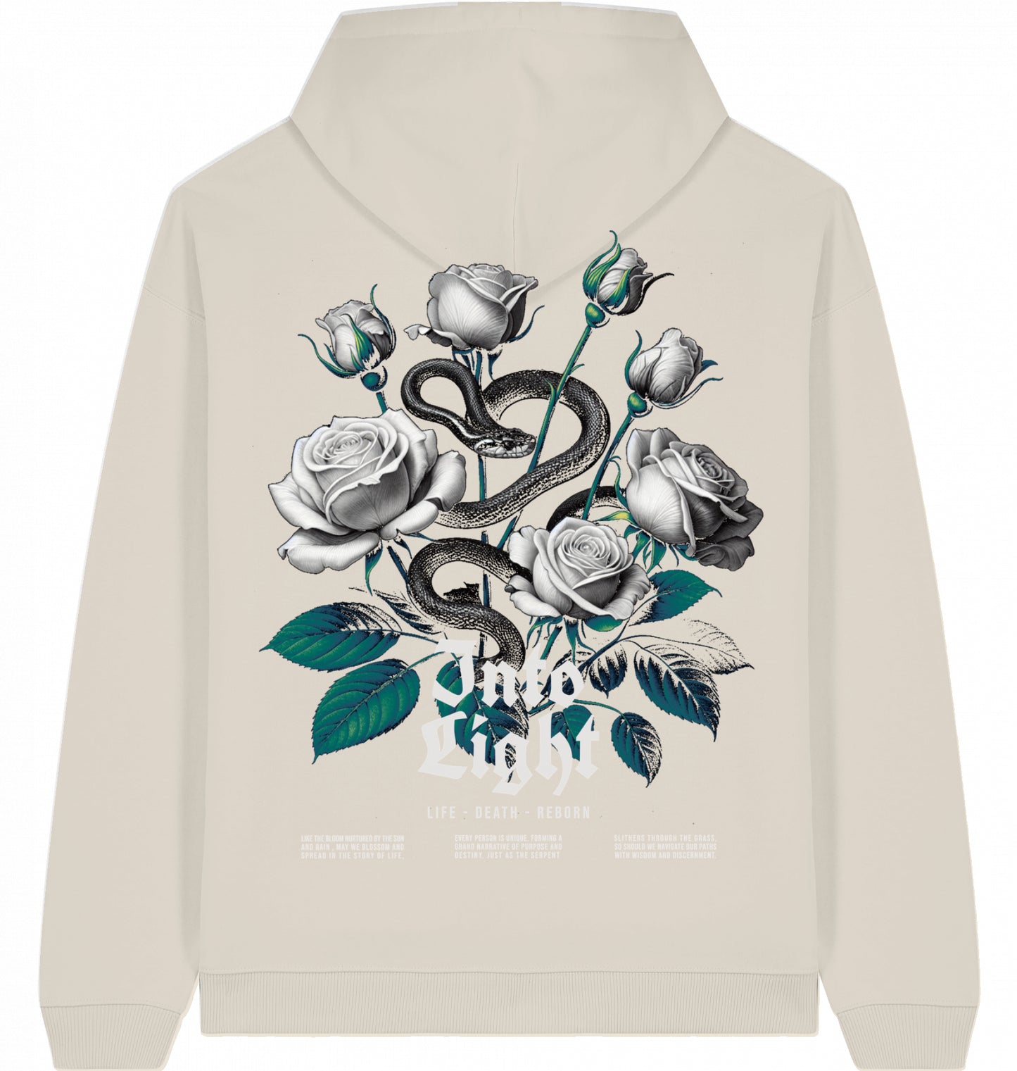 Oversize Hoodie - Floral Sin