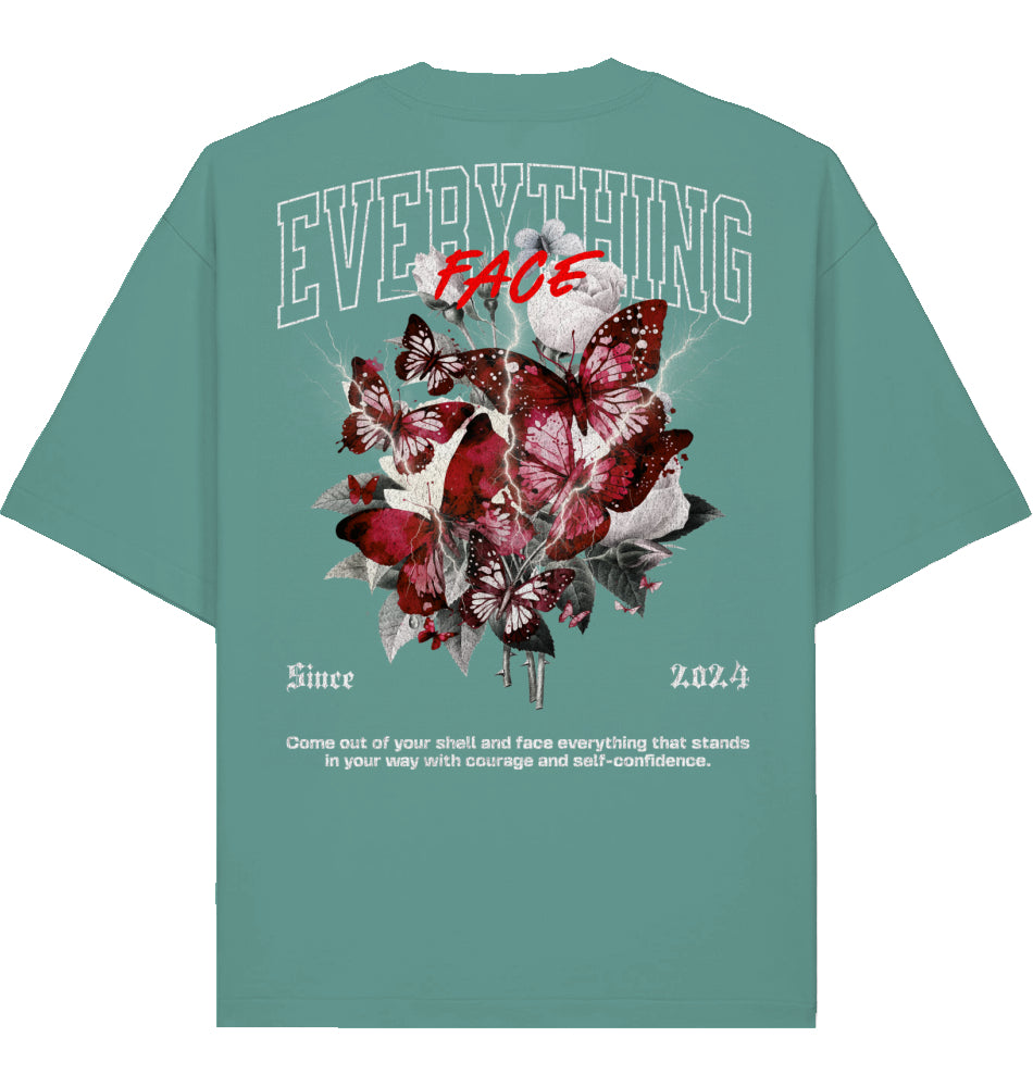 Boxy T-Shirt - Electric Bloom