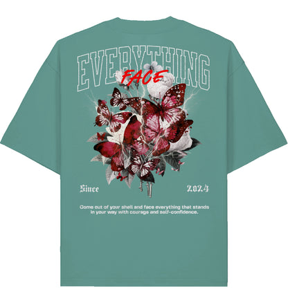 Boxy T-Shirt - Electric Bloom